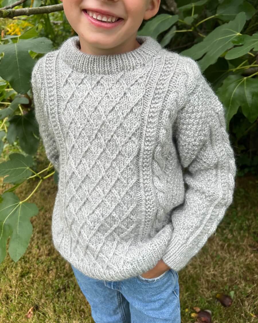 Moby Sweater Mini, PetiteKnit Strikkeopskrift